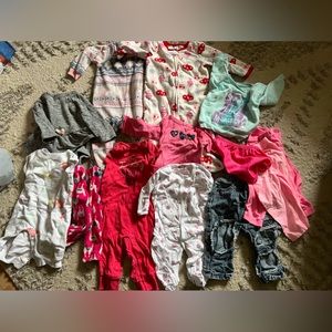 6-9m baby girl clothes lot